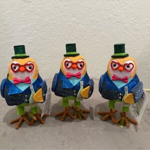 3 New Christmas Featherly Friends™ " Bird Ornaments- Wondershop™